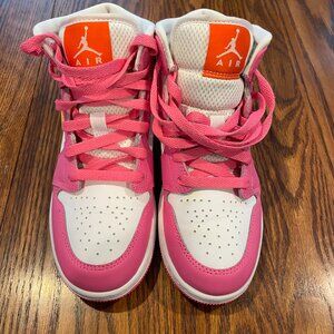 Air Jordan 1 Mid 'Pinksicle Orange' DX3240-681 size 4Y